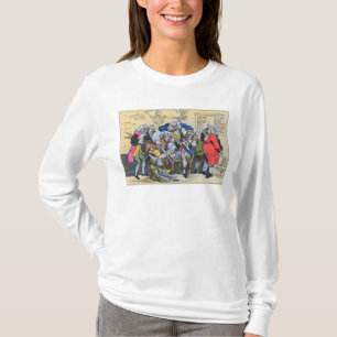 Caricature of Georgian Surgeons at work, 1793 T-Shirt