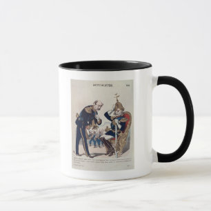 caricature of Kaiser Wilhelm  of Prussia Mug
