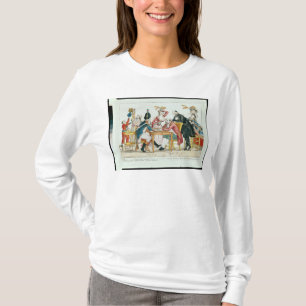 Caricature of Louis XVI playing chess T-Shirt