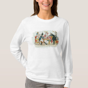 Caricature of Louis XVI playing chess T-Shirt