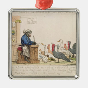 Caricature of the Assembly of Notables Metal Tree Decoration