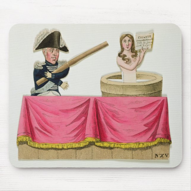 Caricature of the Constitutional Charter Mouse Mat (Front)