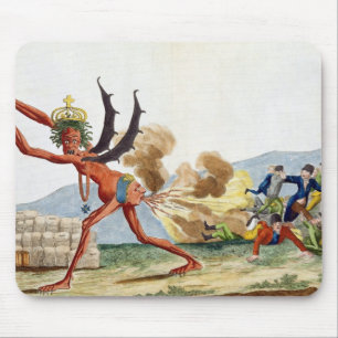 Caricature of the English Government, 1793 Mouse Mat
