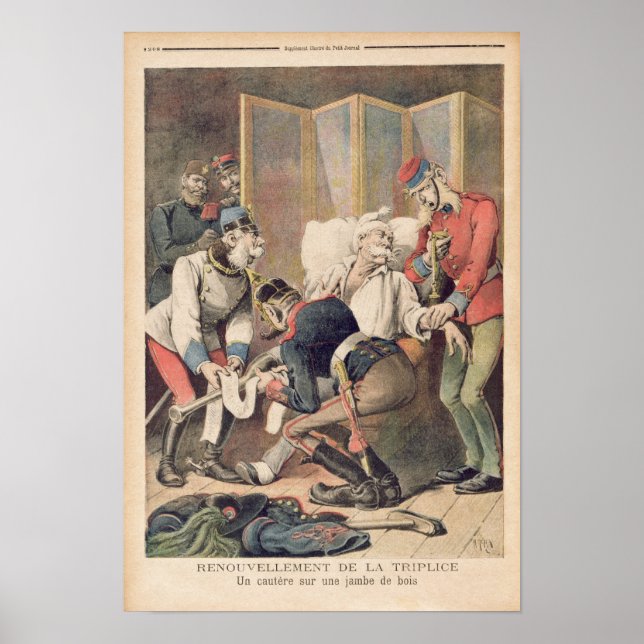 Caricature of the Triple Alliance Poster (Front)