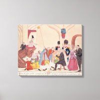 Caricature of the way to make aristocratic