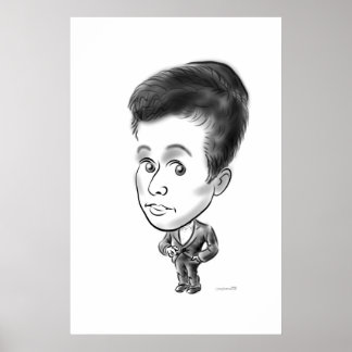 Caricature sign in board 13b