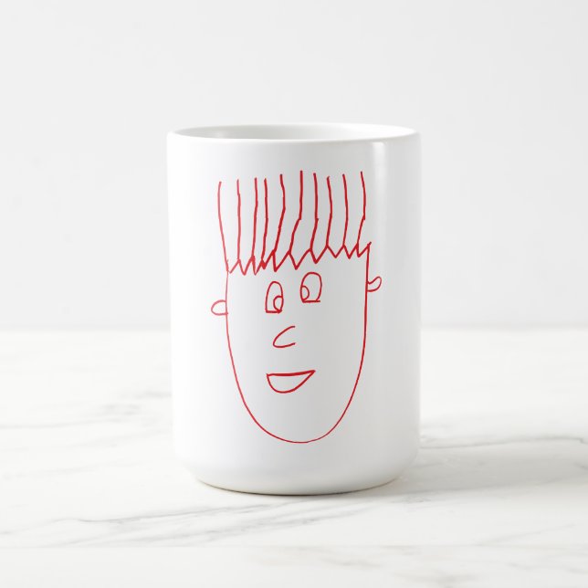 Caricature Young Man Mug (Center)
