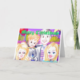 Caricatures Christmas Card 12a