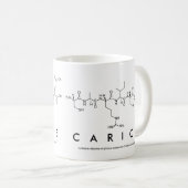 Carice peptide name mug (Front Right)