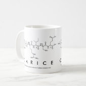 Carice peptide name mug (Front Left)