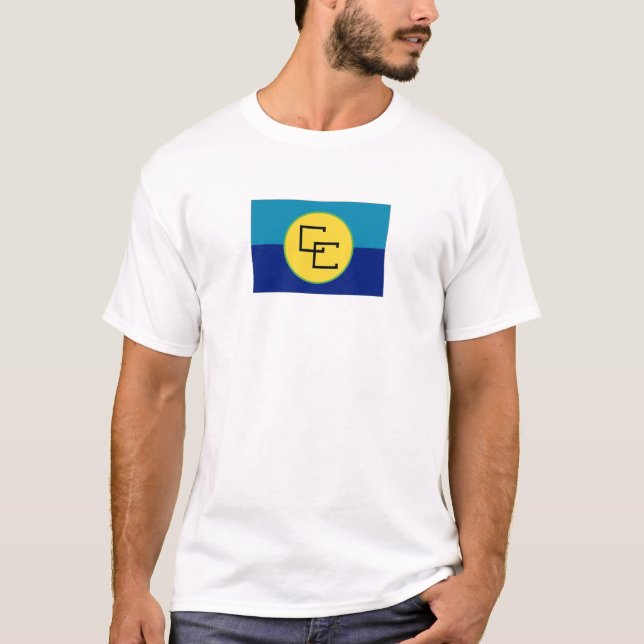 CARICOM Flag T-Shirt (Front)