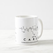 Carie peptide name mug (Front Right)
