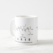 Carie peptide name mug (Front Left)