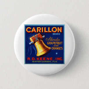 Carillon Brand Florida Grapefruit 6 Cm Round Badge