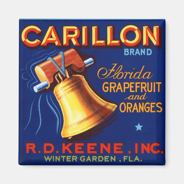Carillon Brand Florida Grapefruit Magnet (Front)