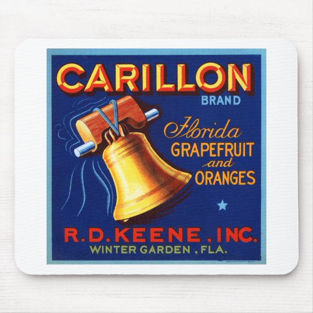 Carillon Brand Florida Grapefruit Mouse Mat (Front)