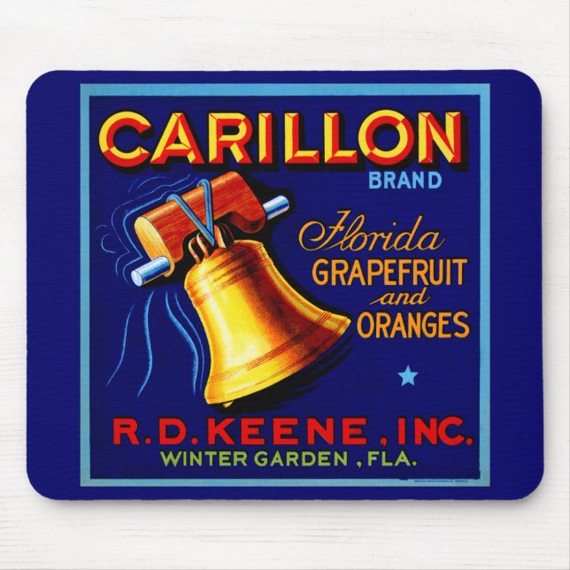 Carillon Florida Grapefruits Mouse Mat (Front)
