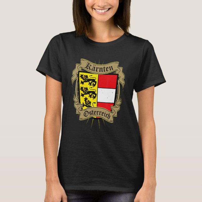 Carina Coat Of Arms Austria Karntner T-Shirt (Front)