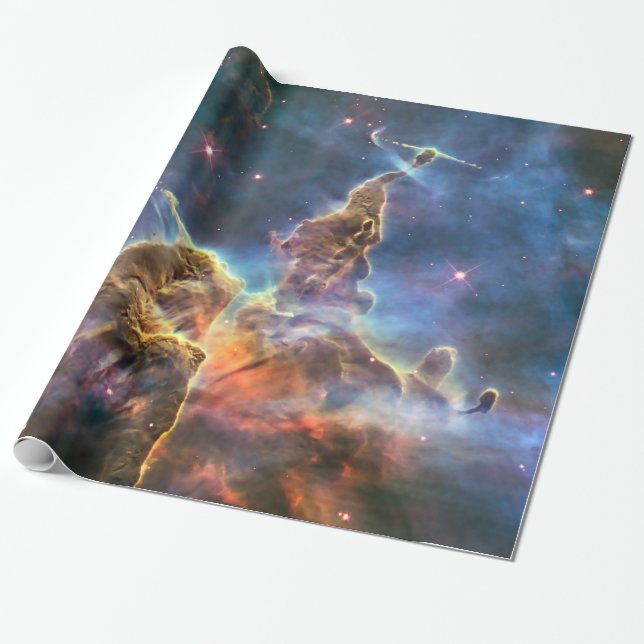 Carina Nebula by the Hubble Space Telescope Wrapping Paper (Unrolled)