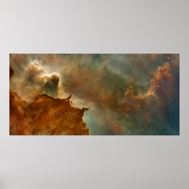 Carina Nebula Details-Great Clouds Poster (Front)
