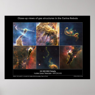 Carina Nebula details poster