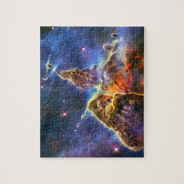 Carina Nebula (Hubble Telescope) Jigsaw Puzzle (Vertical)