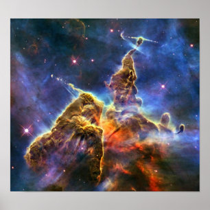 Carina Nebula (Hubble Telescope) Poster