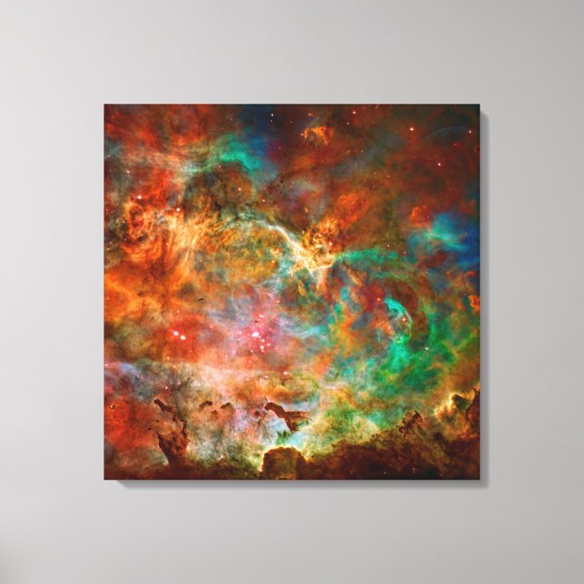Carina Nebula in Argo Navis constellation Canvas Print (Front)
