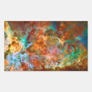 Carina Nebula in Argo Navis constellation Rectangular Sticker