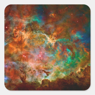 Carina Nebula in Argo Navis constellation Square Sticker