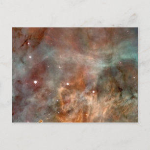 Carina Nebula Marble Look NASA Postcard