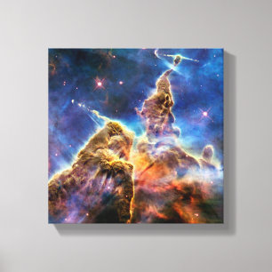 Carina Nebula Mystic Mountain Outer Space Photo Canvas Print
