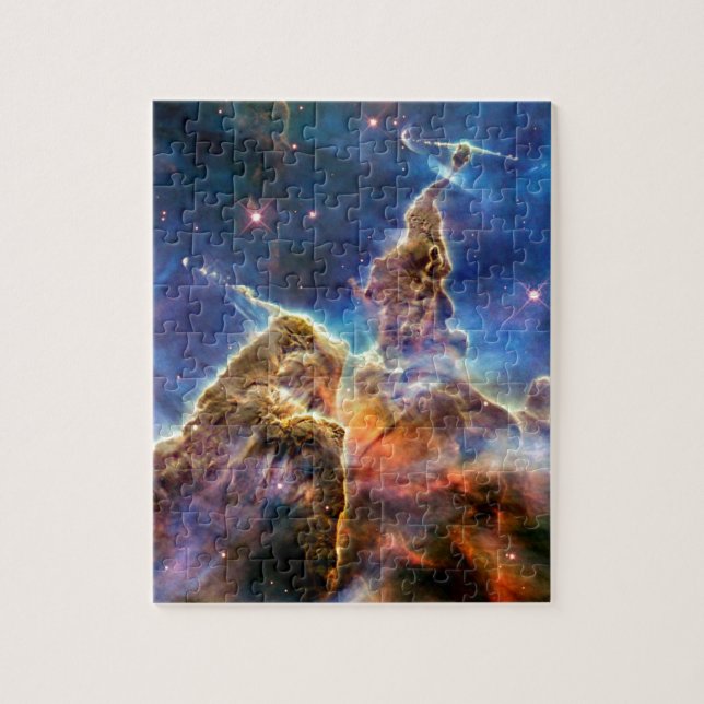 Carina Nebula Mystic Mountain Outer Space Photo Jigsaw Puzzle (Vertical)