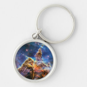 Carina Nebula Mystic Mountain Outer Space Photo Key Ring