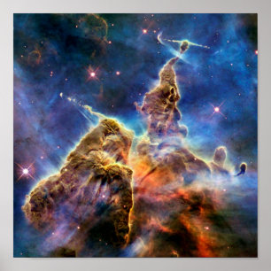 Carina Nebula Mystic Mountain Outer Space Photo Poster