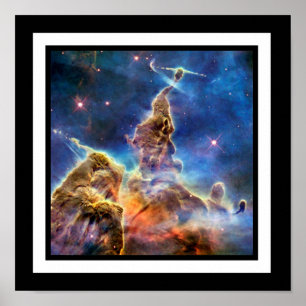 Carina Nebula Mystic Mountain Outer Space Photo Poster