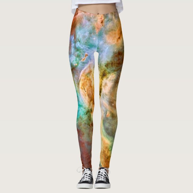 Carina Nebula outer space astronomy picture Leggings (Front)