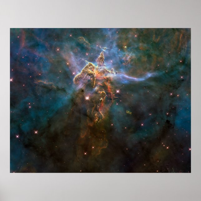 Carina Nebula Poster - 20 Years of the Hubble (Front)