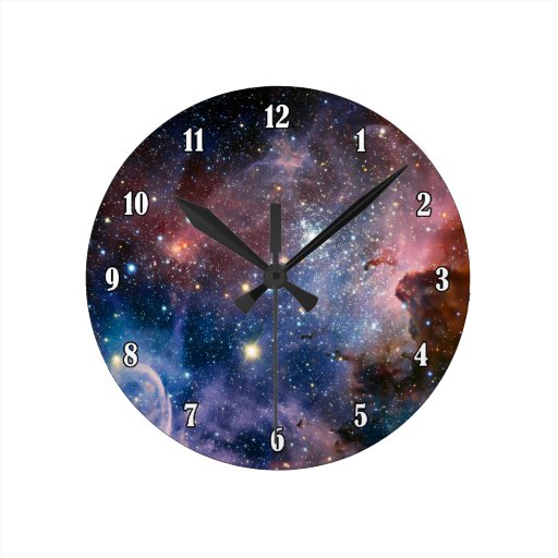 Image of CARINA NEBULA Round Clock