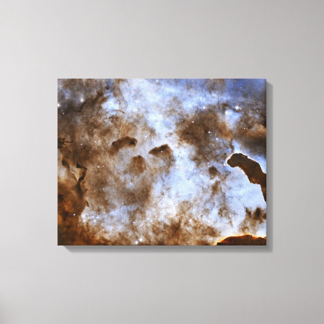 Carina Nebula Star-Forming Pillars Canvas Print (Front)