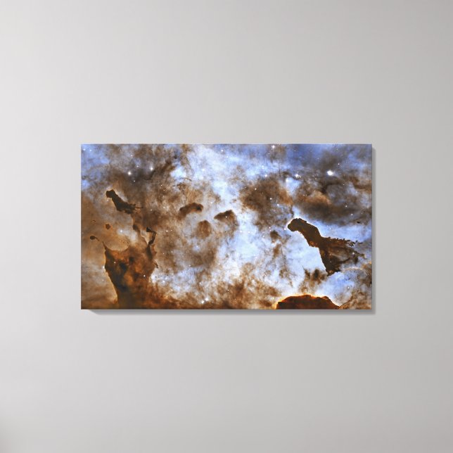 Carina Nebula Star-Forming Pillars Canvas Print (Front)