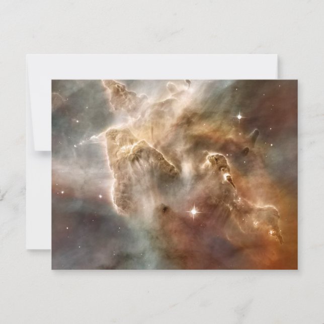 Carina Nebula Star-Forming Region Detail Invitation (Front)