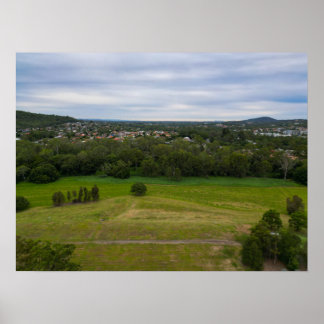 Carindale Recreation Reserve Aerial Landscape Poster
