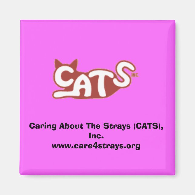 Caring About The Strays (CATS), Inc. Magnet (Front)