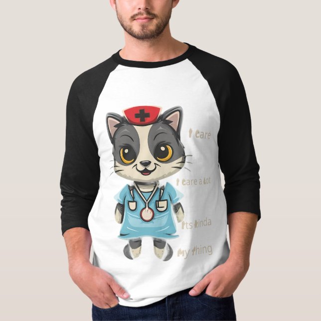 Caring Cat Nurse: It's My Thing T-Shirt (Front)