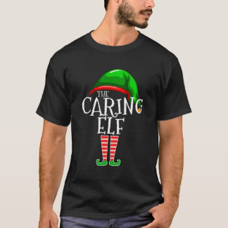 Caring Elf Group Matching Family Christmas Gift Ou T-Shirt