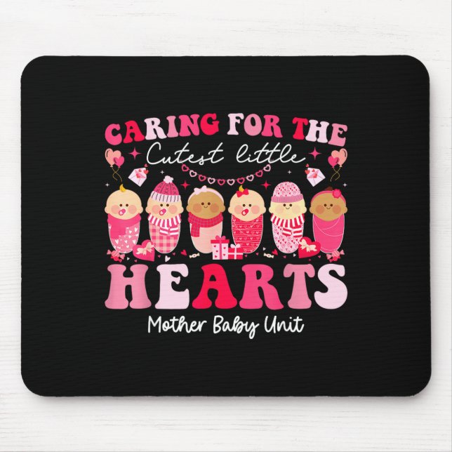 Caring For The Cutest Hearts Mother Baby Unit Vale Mouse Mat (Front)