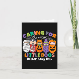 Caring For The Cutest Little Boos Mother Ba Card