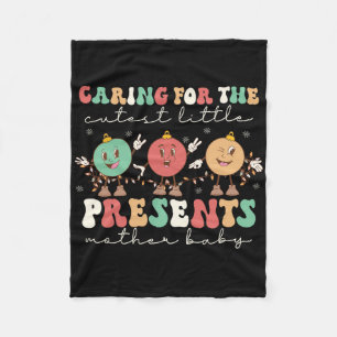Caring For The Cutest Little Presents Mbu Nurse Ch Fleece Blanket
