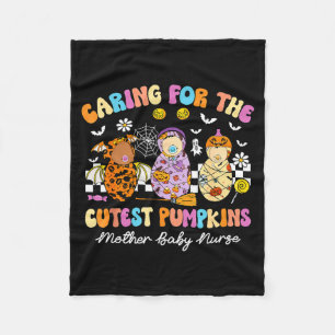 Caring For The Cutest Pumpkins Mother Baby Nurse H Fleece Blanket